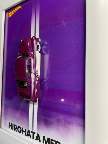 Hirohata Merc - Hot Wheels | 3D Diecast Frame | Cars Wall Art