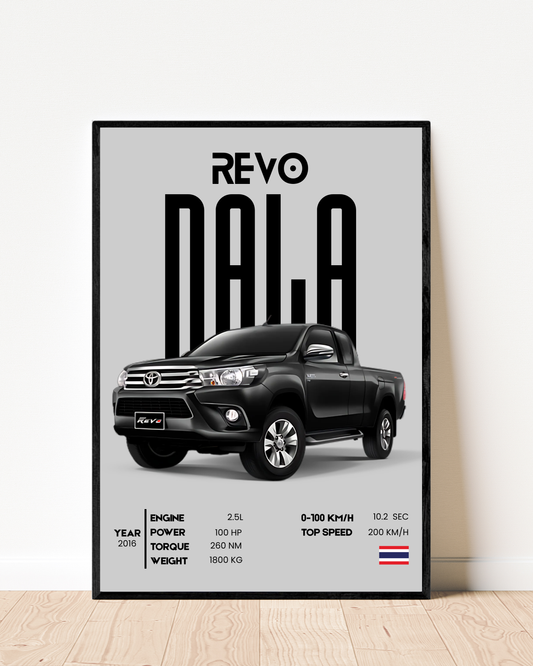Revo 4x4 | With Specs | Cars Wall Art
