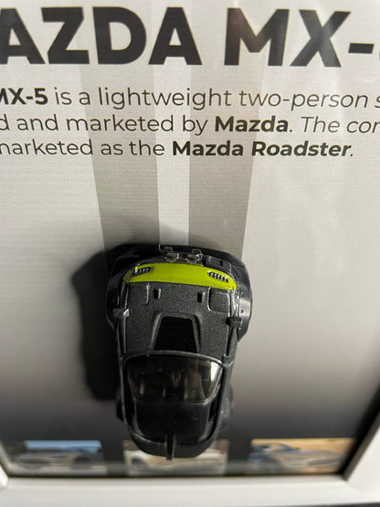Mazda MX-5 - Hot Wheels | 3D Diecast Frame | Cars Wall Art