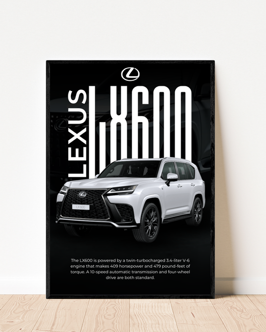 Lexus LX600 | With Specs | Cars Wall Art