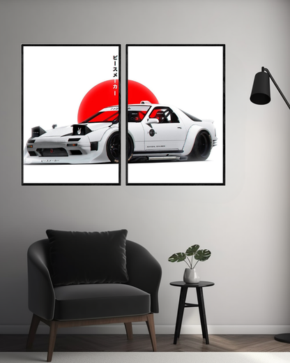 Toyota Supra MK3 (A70) | 2 - Panel Wall Art | Cars Wall Art