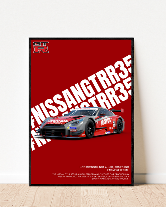 Nissan GT-R R35 | With Specs | Cars Wall Art