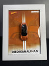 Delorean Alpha 5 - Hot Wheels | 3D Diecast Frame | Cars Wall Art