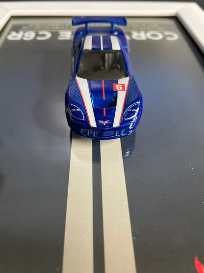 Corvette C6R - Hot Wheels | 3D Diecast Frame | Cars Wall Art