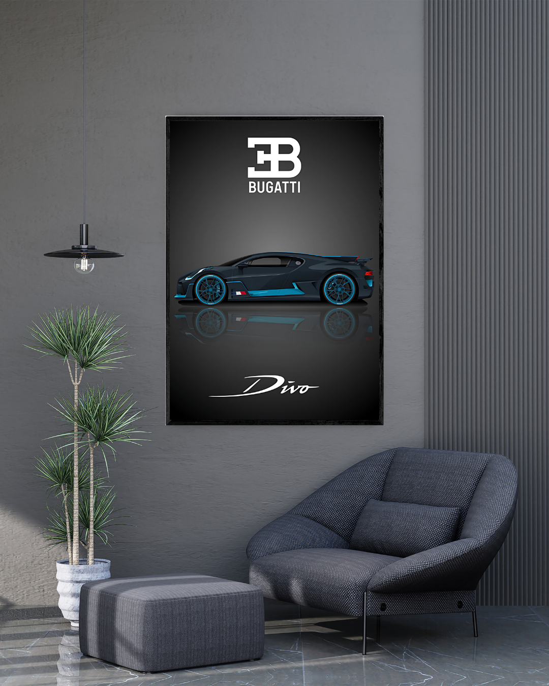 Bugatti Divo | With Specs | Cars Wall Art