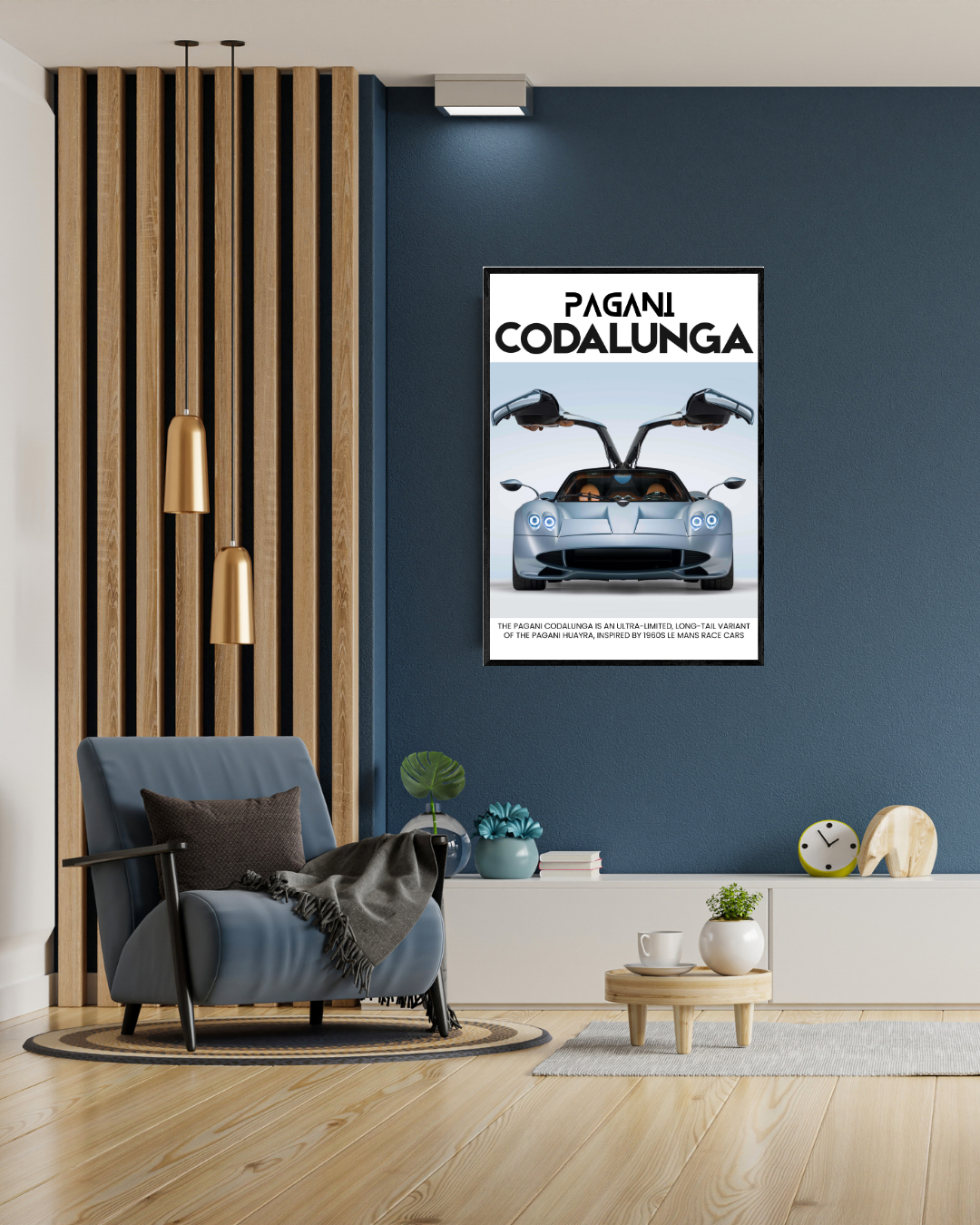 Pagani Codalunga | With Specs | Cars Wall Art