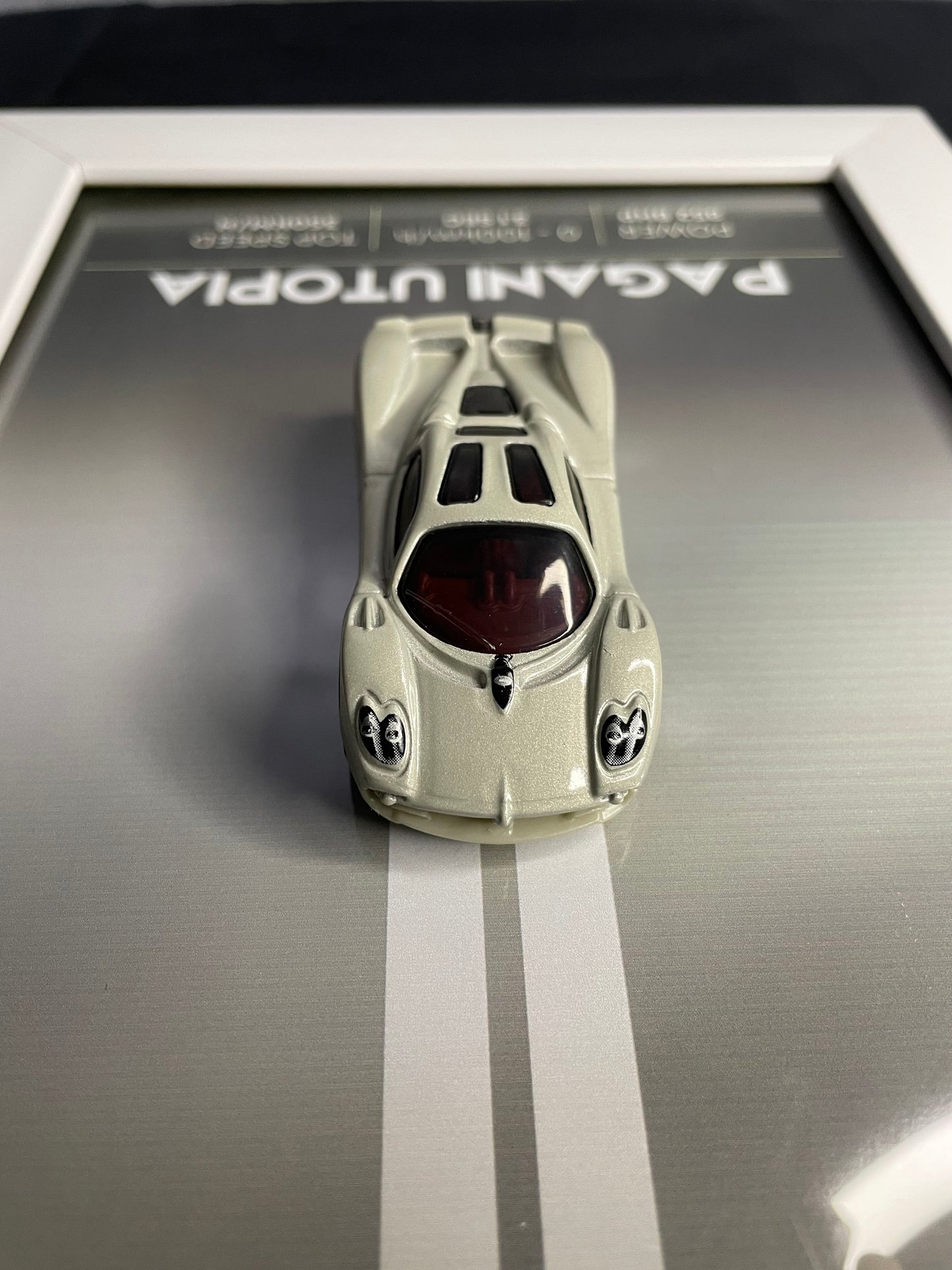 Pagani Utopia - Hot Wheels | 3D Diecast Frame | Cars Wall Art