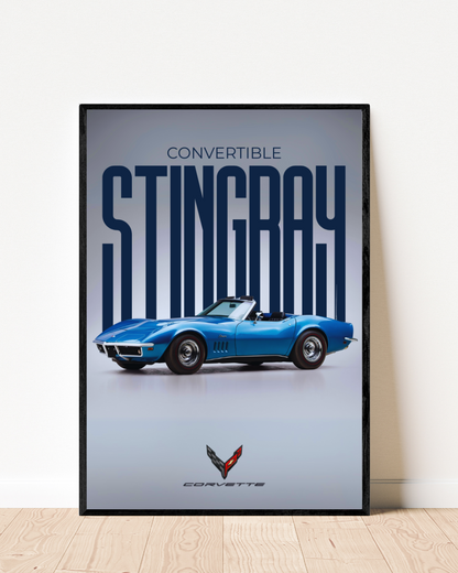 Chevrolet Corvette Stingray - 1965 | Cars Wall Art