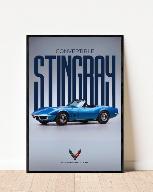 Chevrolet Corvette Stingray - 1965 | Cars Wall Art