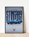 Chevrolet Corvette Stingray - 1965 | Cars Wall Art
