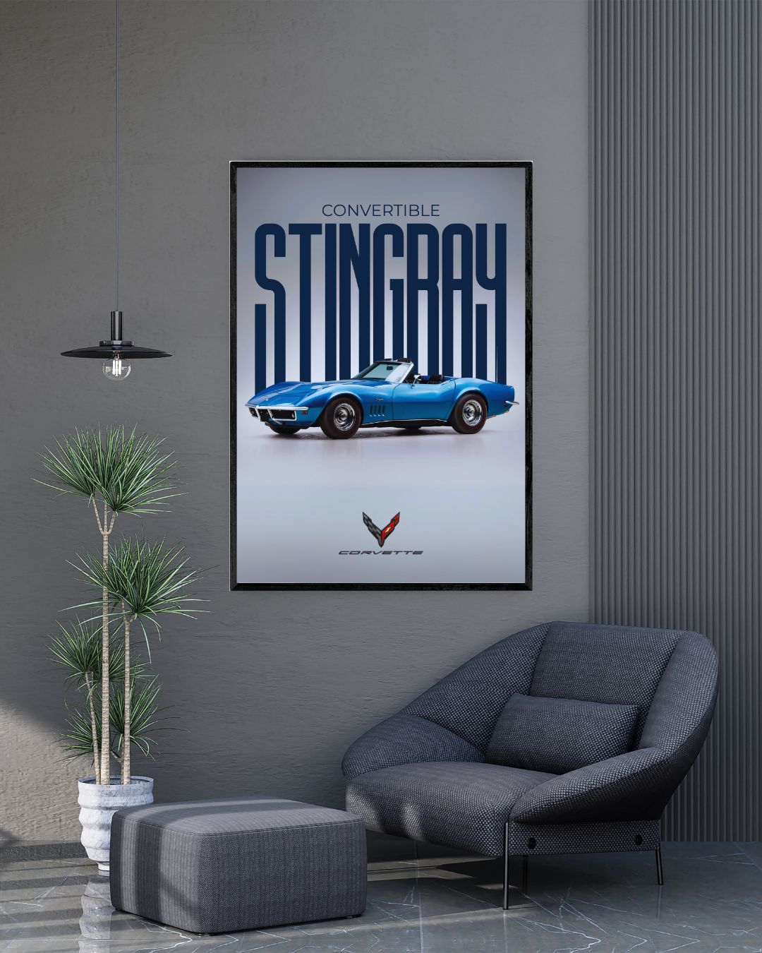 Chevrolet Corvette Stingray - 1965 | Cars Wall Art
