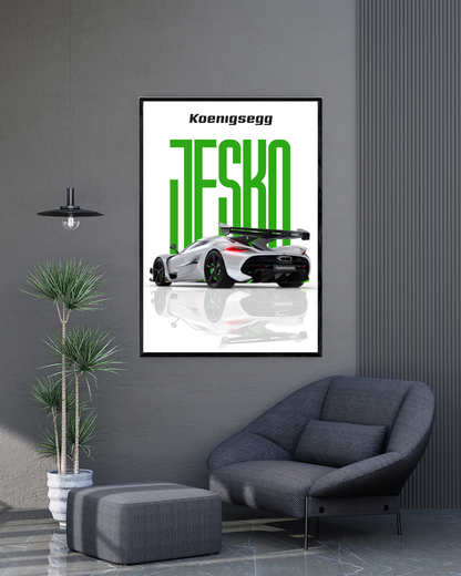 Koenigsegg Jesko | Cars Wall Art