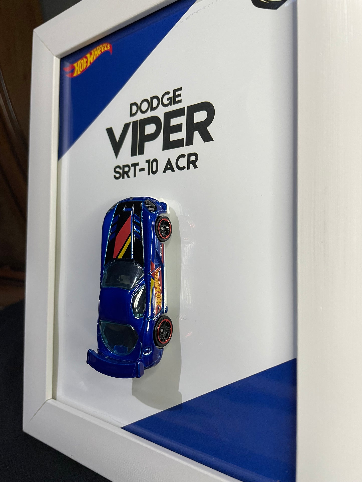 Dodge Viper SRT-10 ACR - Hot Wheels | 3D Diecast Frame | Cars Wall Art