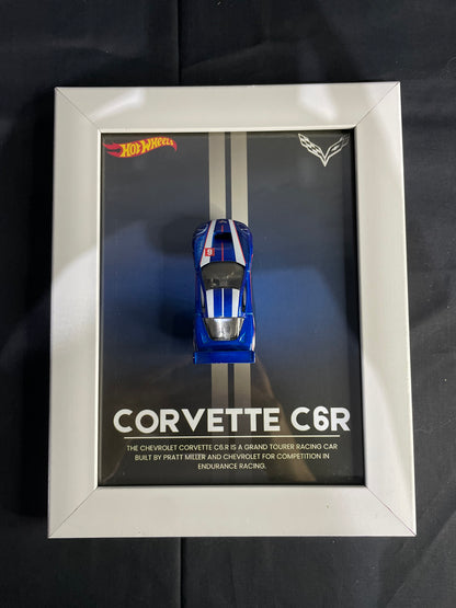Corvette C6R - Hot Wheels | 3D Diecast Frame | Cars Wall Art