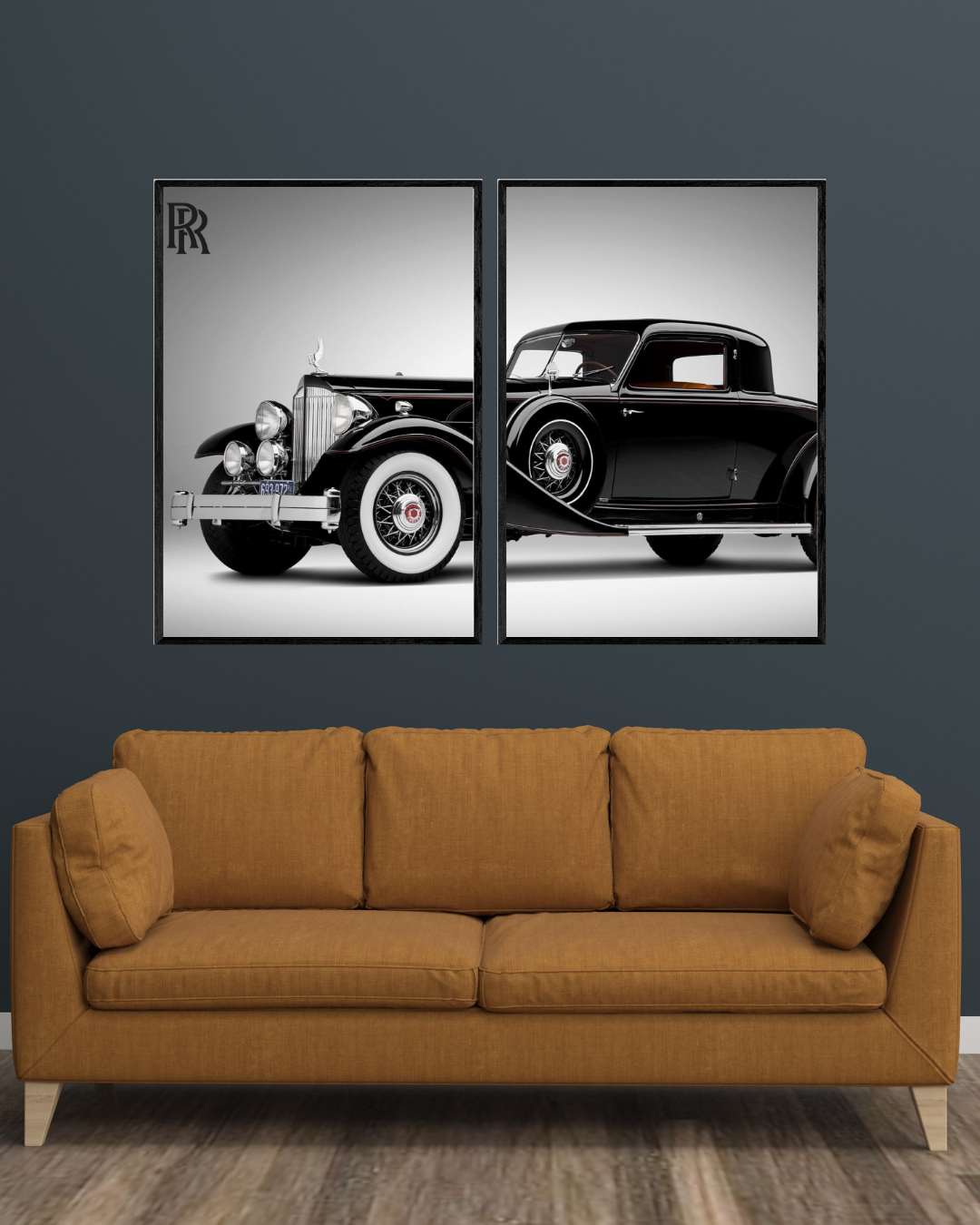 Vintage Rolls-Royce | 2 - Panel Wall Art | Cars Wall Art
