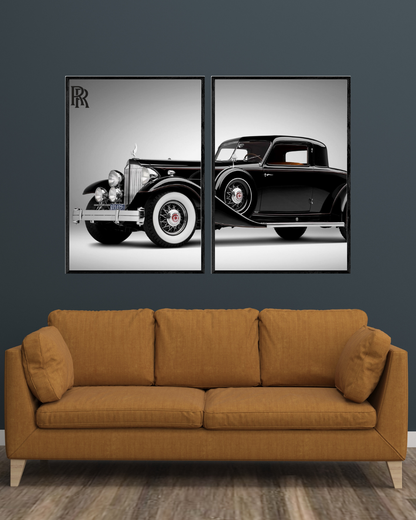 Vintage Rolls-Royce | 2 - Panel Wall Art | Cars Wall Art