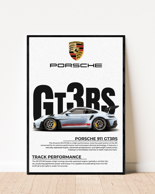 Porsche 911 GT3 RS | With Specs | Cars Wall Art