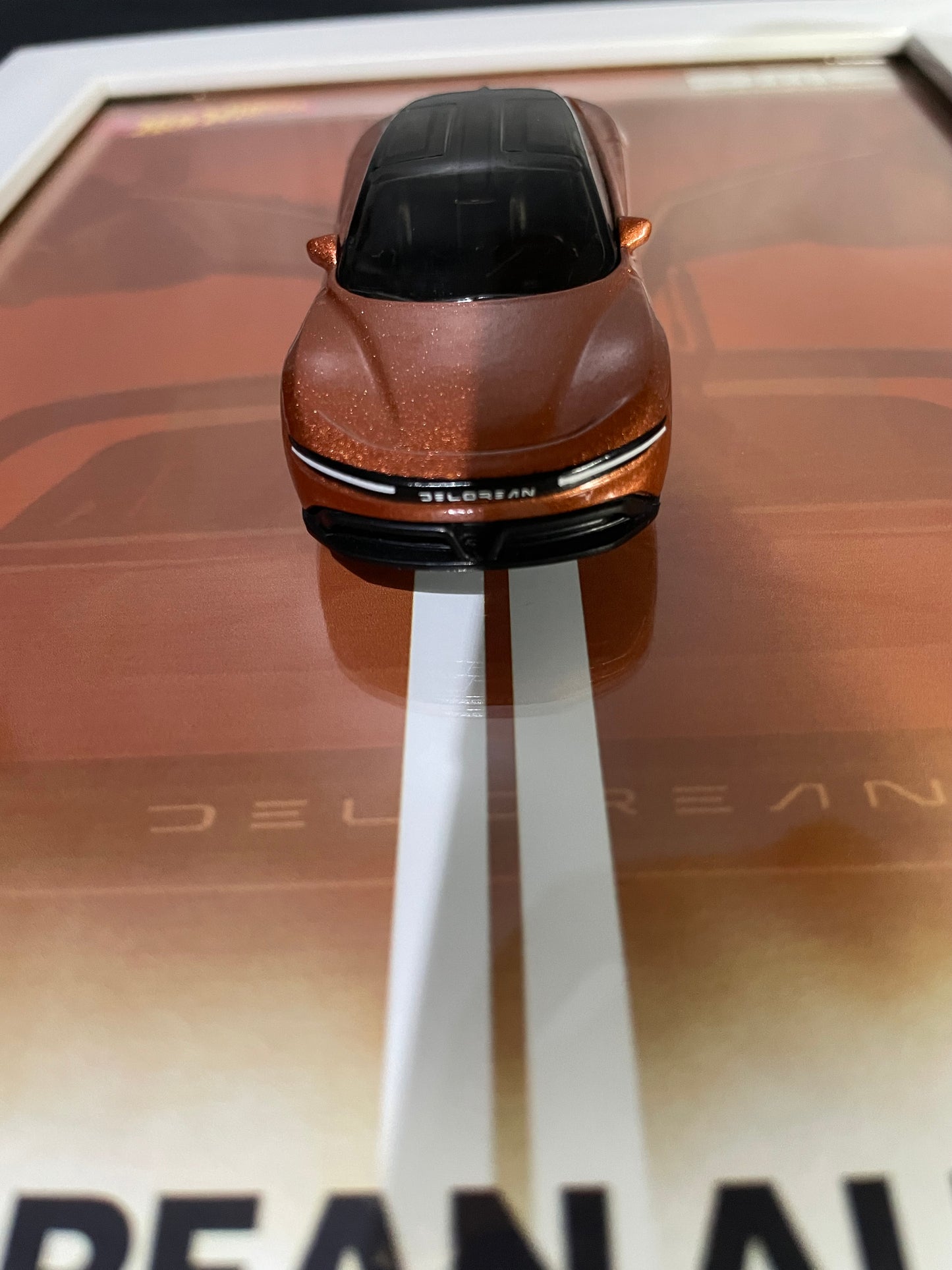 Delorean Alpha 5 - Hot Wheels | 3D Diecast Frame | Cars Wall Art