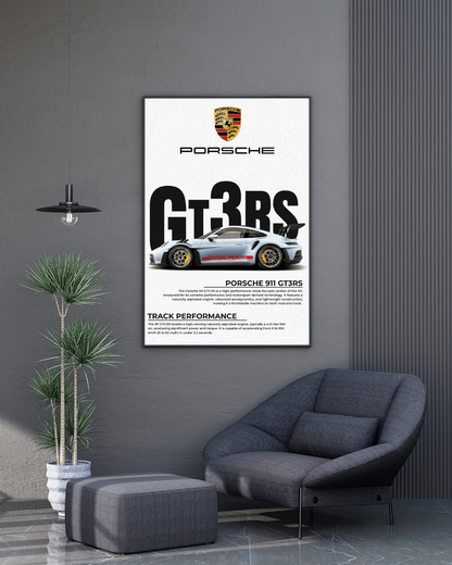 Porsche 911 GT3 RS | With Specs | Cars Wall Art