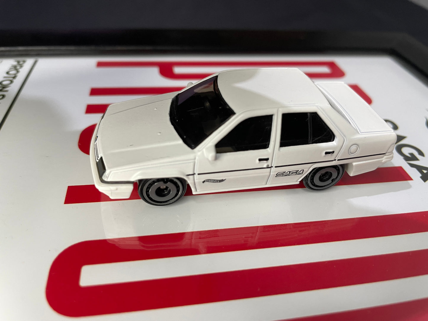 Proton SAGA 1985 - Hot Wheels | 3D Diecast Frame | Cars Wall Art