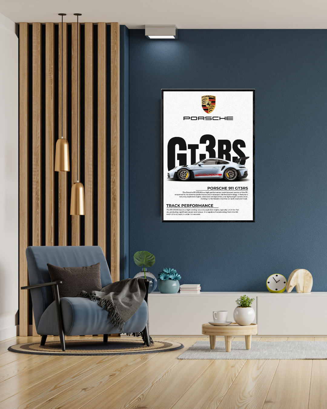 Porsche 911 GT3 RS | With Specs | Cars Wall Art
