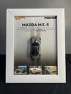 Mazda MX-5 - Hot Wheels | 3D Diecast Frame | Cars Wall Art