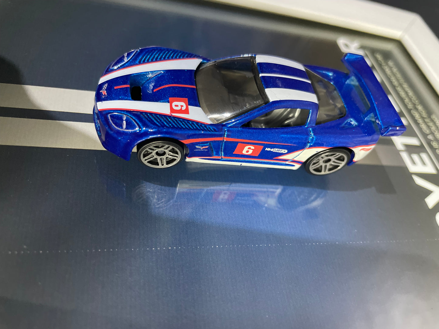 Corvette C6R - Hot Wheels | 3D Diecast Frame | Cars Wall Art