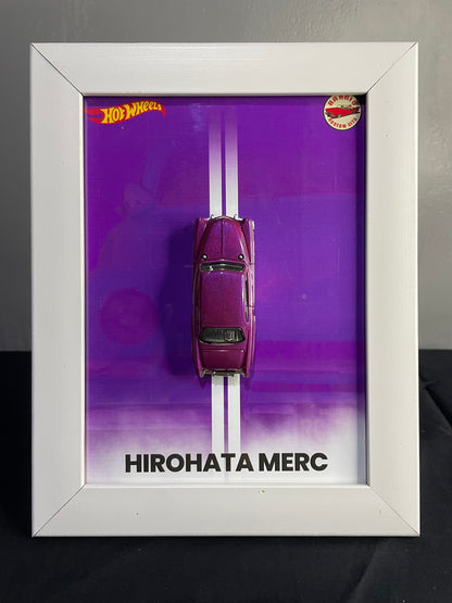 Hirohata Merc - Hot Wheels | 3D Diecast Frame | Cars Wall Art