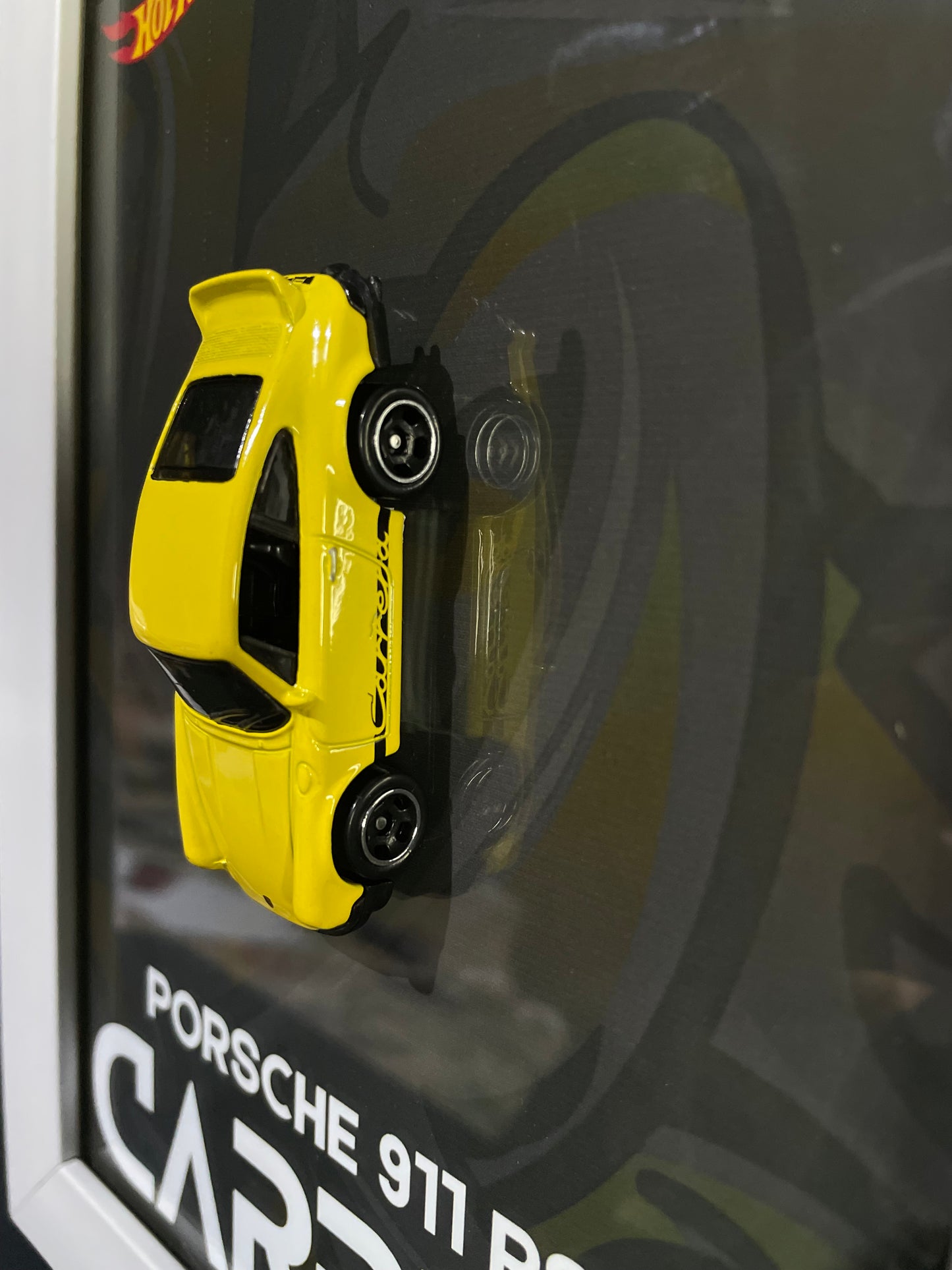 Porsche Carrera RS 2.7 - Hot Wheels | 3D Diecast Frame | Cars Wall Art
