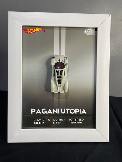 Pagani Utopia - Hot Wheels | 3D Diecast Frame | Cars Wall Art