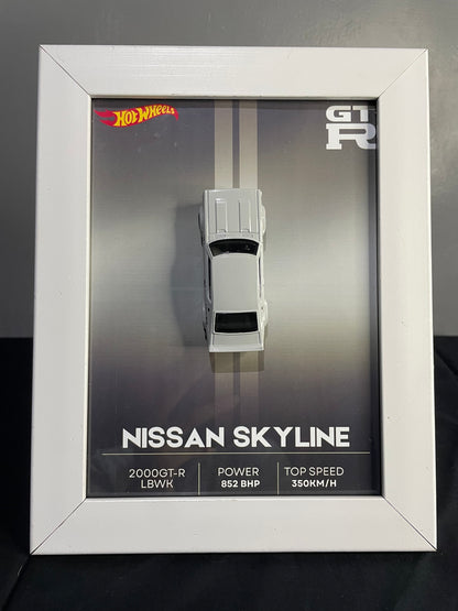 Nissan Skyline 2000GT-R LBWK - Hot Wheels | 3D Diecast Frame | Cars Wall Art