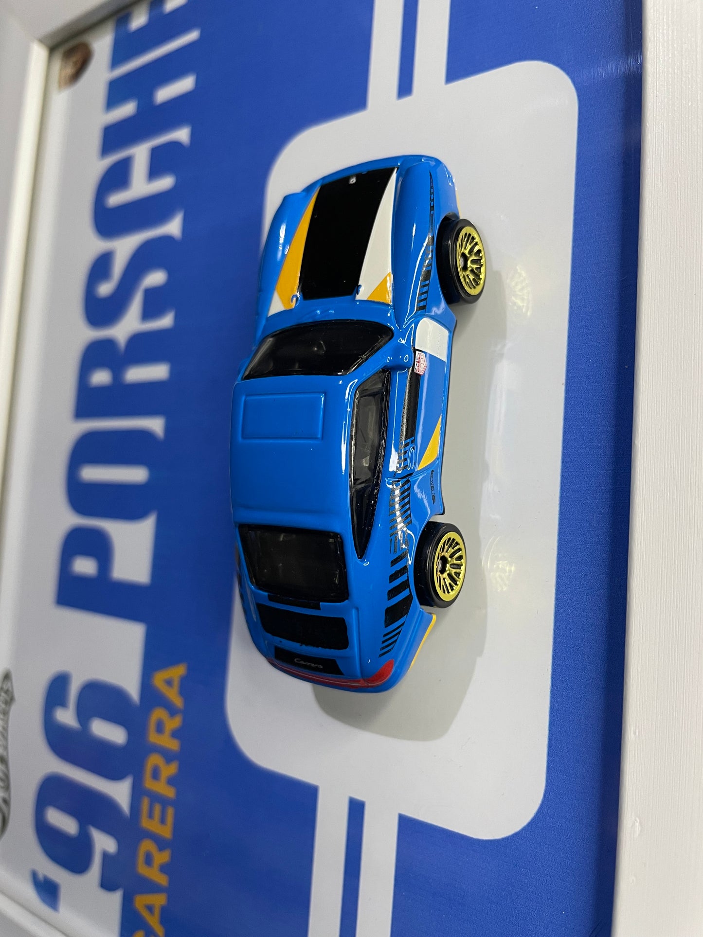 '96 Porsche Carerra - Hot Wheels | 3D Diecast Frame | Cars Wall Art