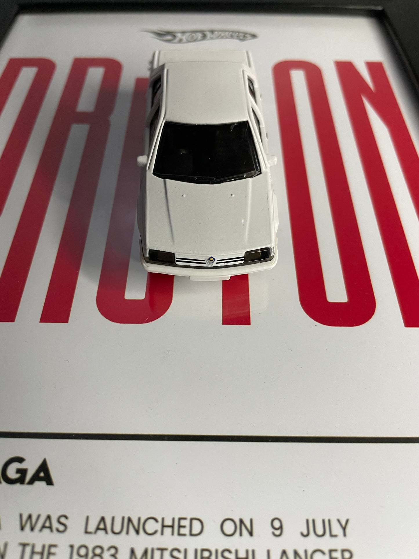 Proton SAGA 1985 - Hot Wheels | 3D Diecast Frame | Cars Wall Art