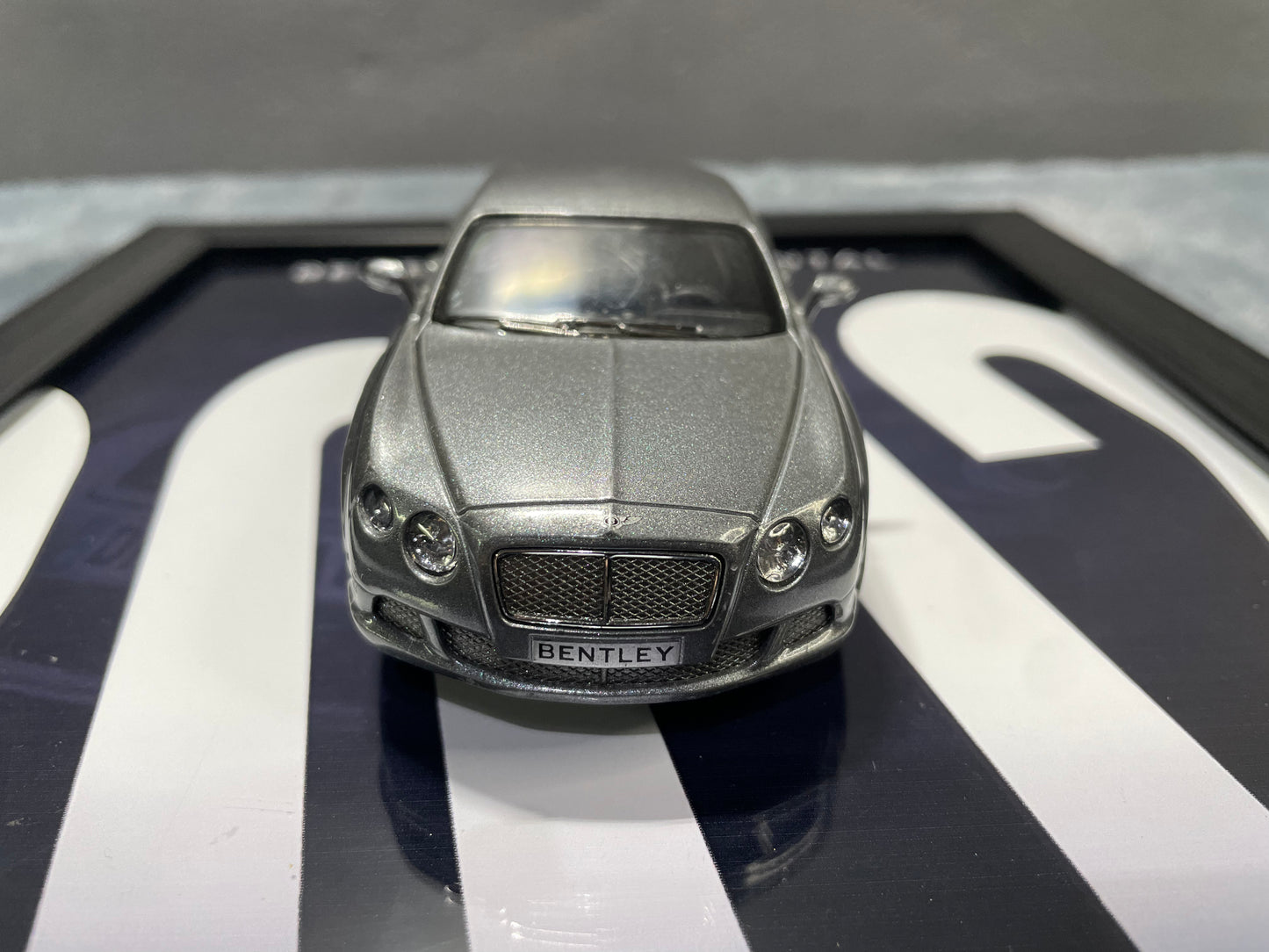 Bentley Continental GT Speed | Kinsmart Licensed Model - Car Scale 1:36 | 3D Diecast Frame | Cars Wall Art