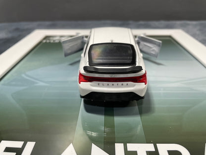 Hyundai Elantra | Kinsmart Official Licensed Model - Car Scale 1:36 | 3D Diecast Frame | Cars Wall Art