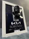 Kia Sorento | Kinsmart Licensed Model - Car Scale 1:36 | 3D Diecast Frame | Cars Wall Art