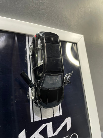 Kia Sorento | Kinsmart Licensed Model - Car Scale 1:36 | 3D Diecast Frame | Cars Wall Art