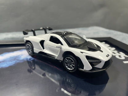 McLaren Senna | Kinsmart Licensed Model - Car Scale 1:36 | 3D Diecast Frame | Cars Wall Art