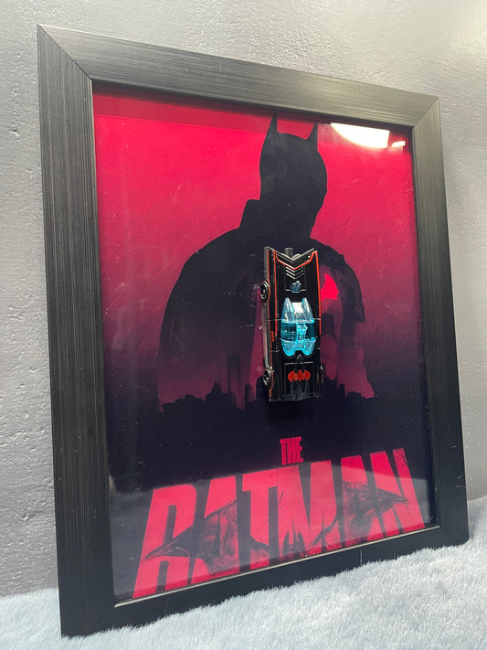 Batmobile Diecast Frame | Hotwheels Frame | Car scale 1:64 | Cars Wall Art