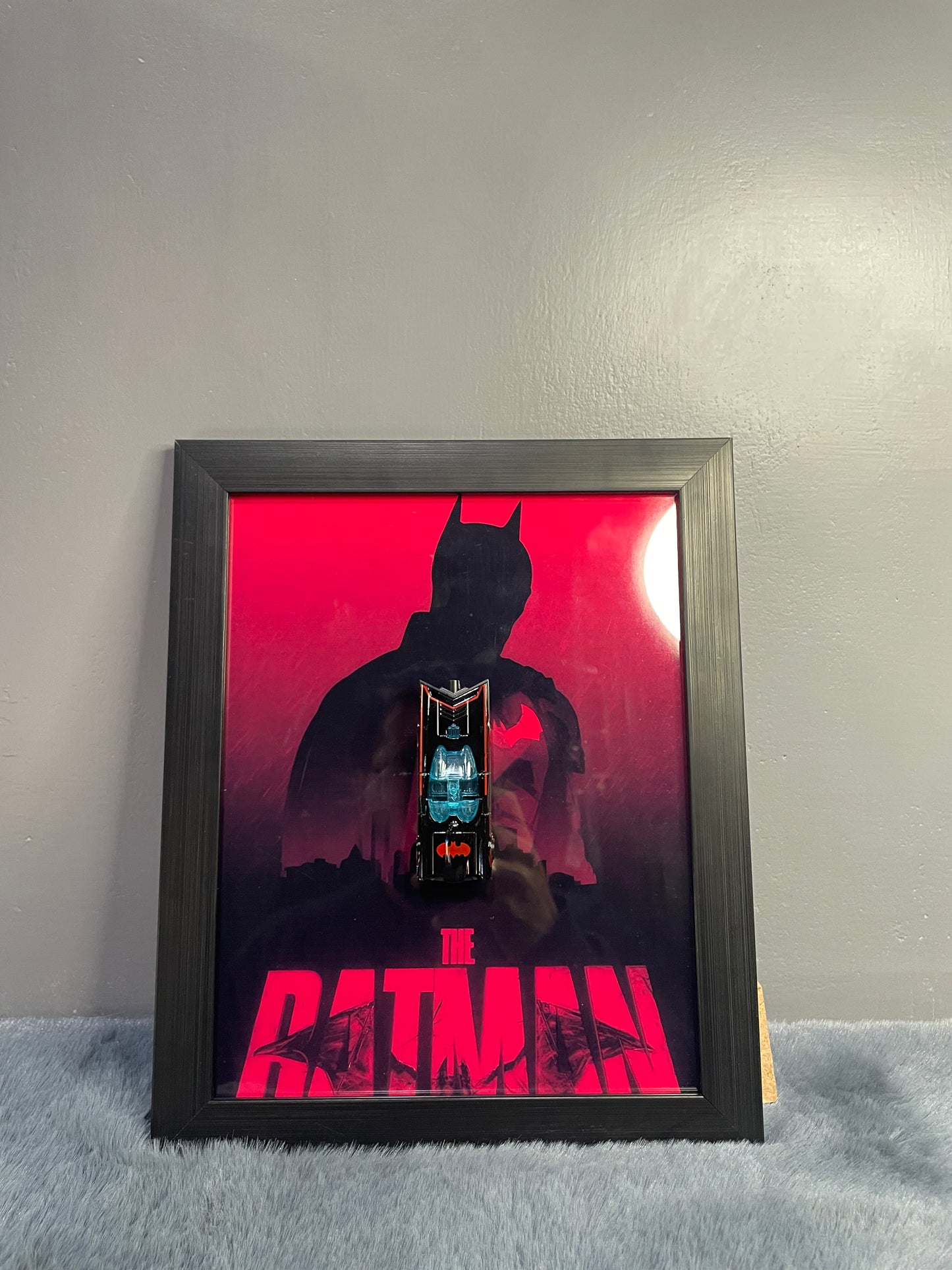 Batmobile Diecast Frame | Hotwheels Frame | Car scale 1:64 | Cars Wall Art