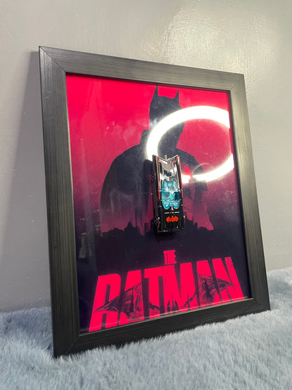 Batmobile Diecast Frame | Hotwheels Frame | Car scale 1:64 | Cars Wall Art