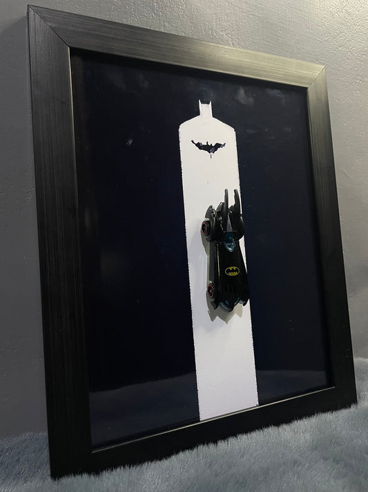 Batmobile Diecast Frame | Hotwheels Frame | Car scale 1:64 | Cars Wall Art