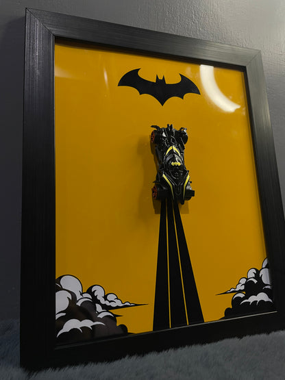 Batmobile Diecast Frame | Hotwheels Frame | Car scale 1:64 | Cars Wall Art