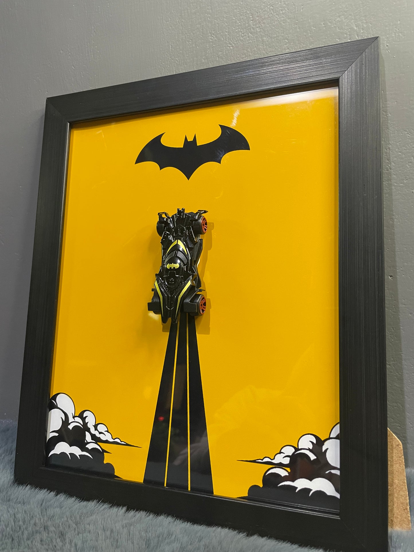 Batmobile Diecast Frame | Hotwheels Frame | Car scale 1:64 | Cars Wall Art
