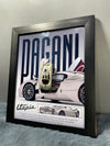 Pagani Utopia | Hotwheels Frame | Car Scale - 1:64 | Cars Wall Art