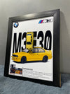 BMW '96 M3 E30 | Hotwheels Frame | Car Scale - 1:64 | Cars Wall Art
