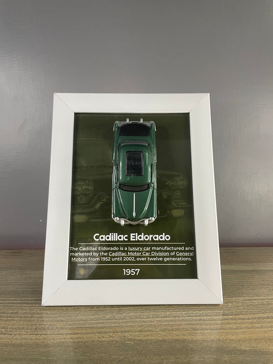 Cadillac Eldorado - Car Scale 1:36 | 3D Diecast Frame | Cars Wall Art