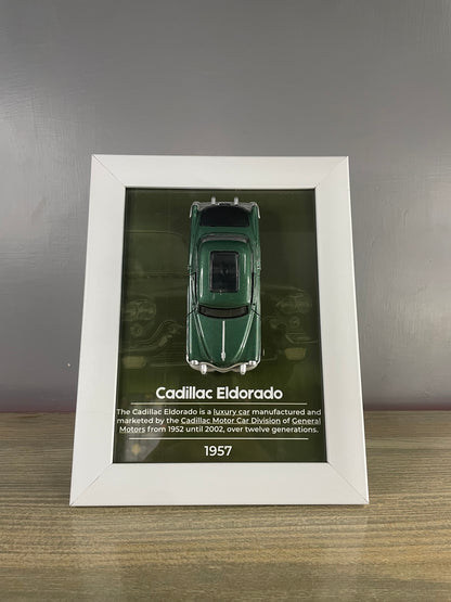 Cadillac Eldorado - Car Scale 1:36 | 3D Diecast Frame | Cars Wall Art