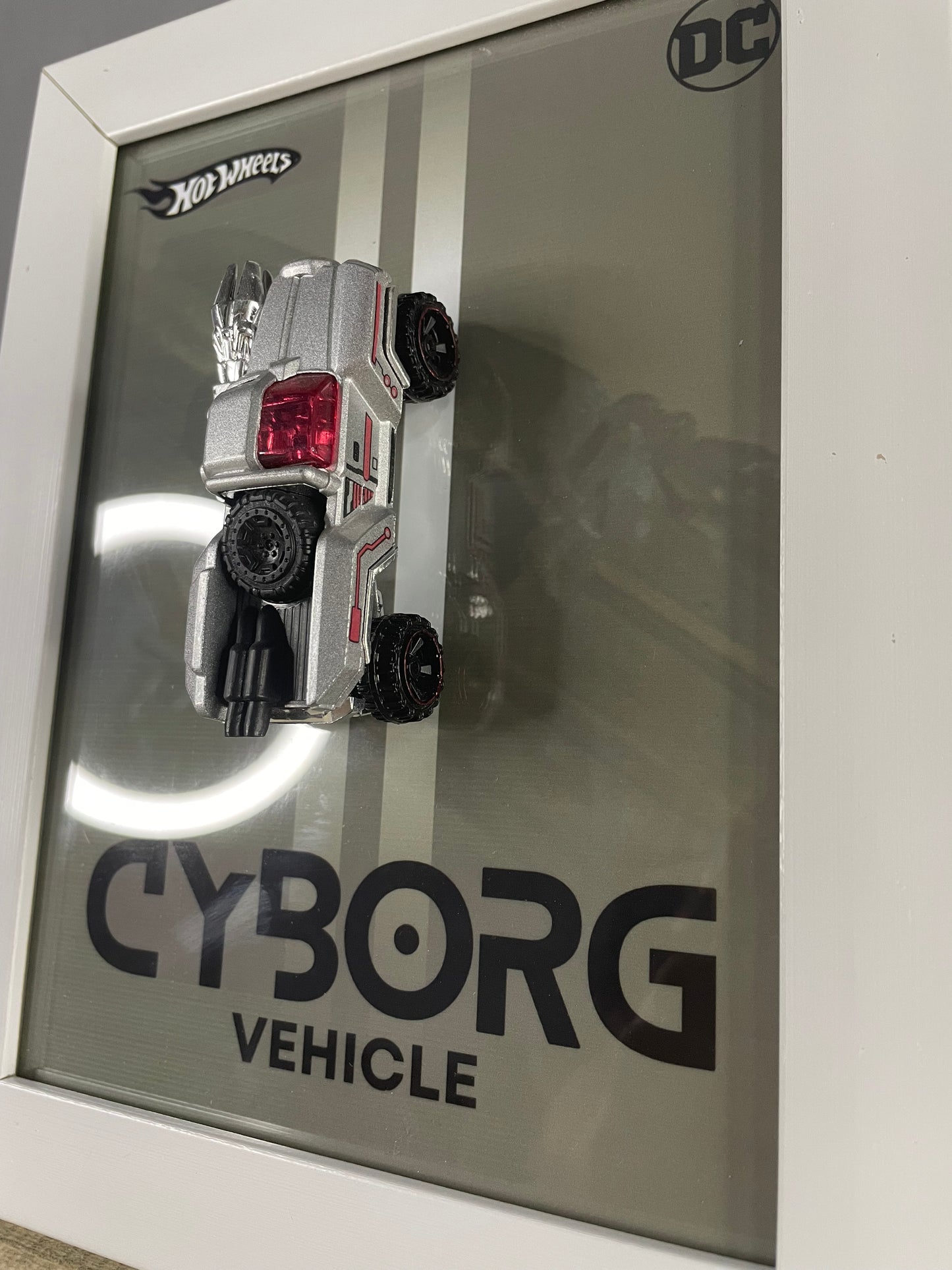 Cyborg Vehicle - Car Scale 1:64 | 3D Diecast Frame | Cars Wall Art