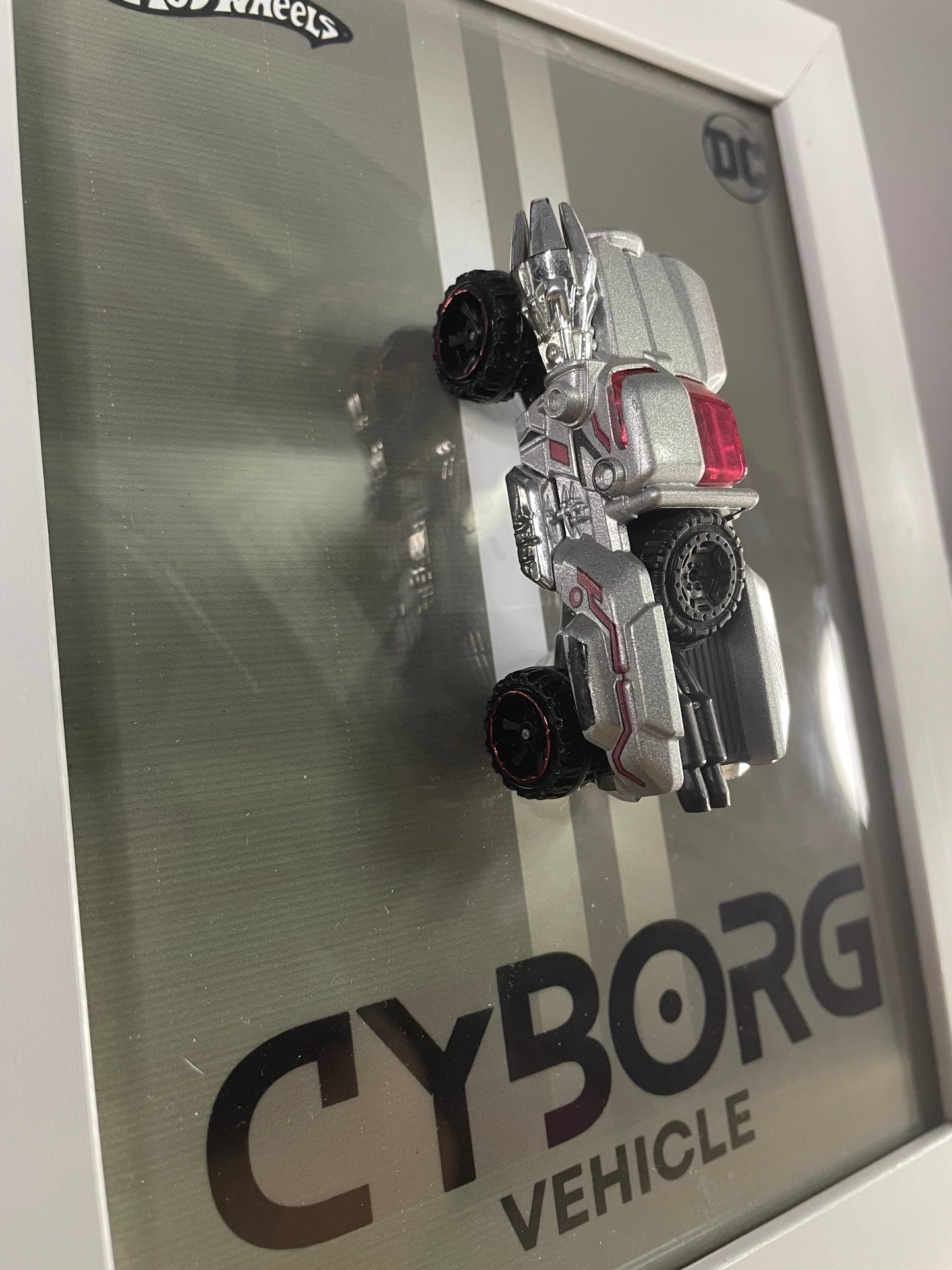 Cyborg Vehicle - Car Scale 1:64 | 3D Diecast Frame | Cars Wall Art